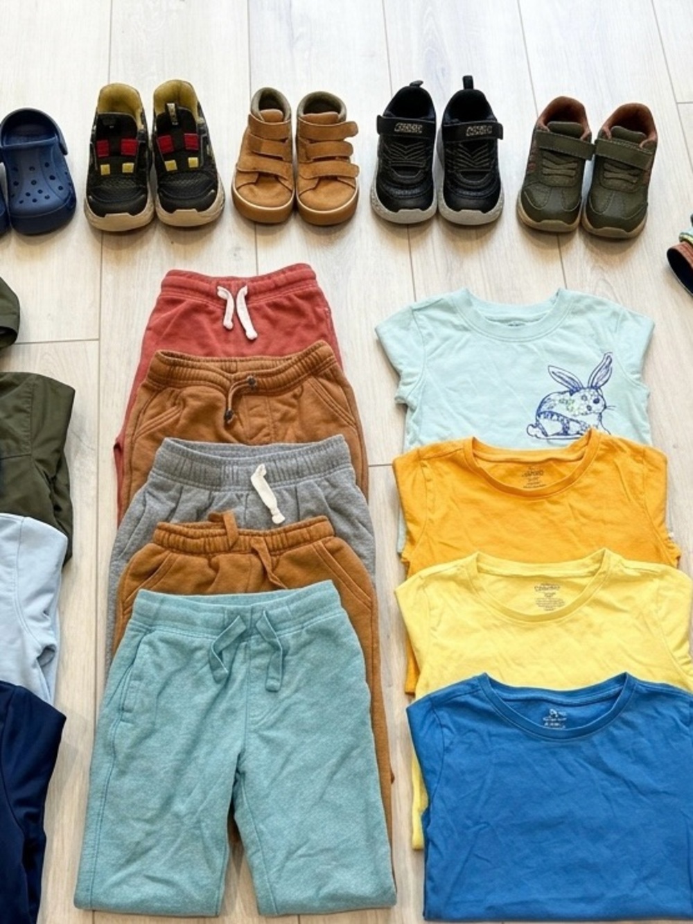 Bundle: 29 Items: 3T 4T Boys Bundle with size 9 through 5 shoes